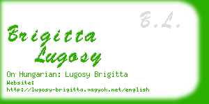 brigitta lugosy business card